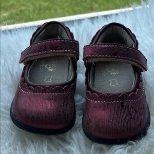 See Kai Run Burgundy Mary Jane Shoes